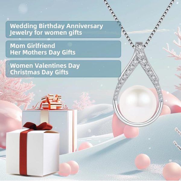 Elegant Tahitian Pearl Necklace - Perfect Gift For Women - 画像 (4)