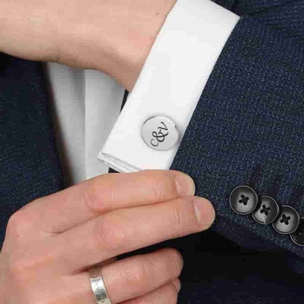 Best Custom Engraved Wedding Cufflinks For Men – Image 3