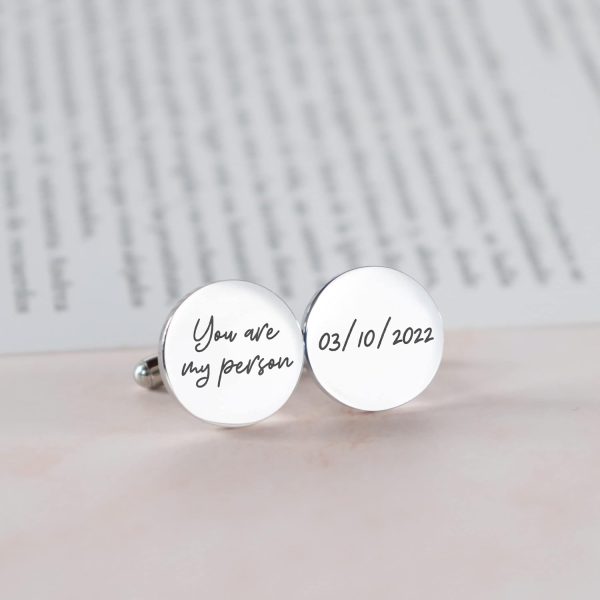 Best Custom Engraved Wedding Cufflinks For Men – Image 4