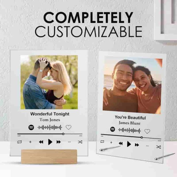 Best Personalized Spotify Plaque - Next Day Shipping - Imagem 3