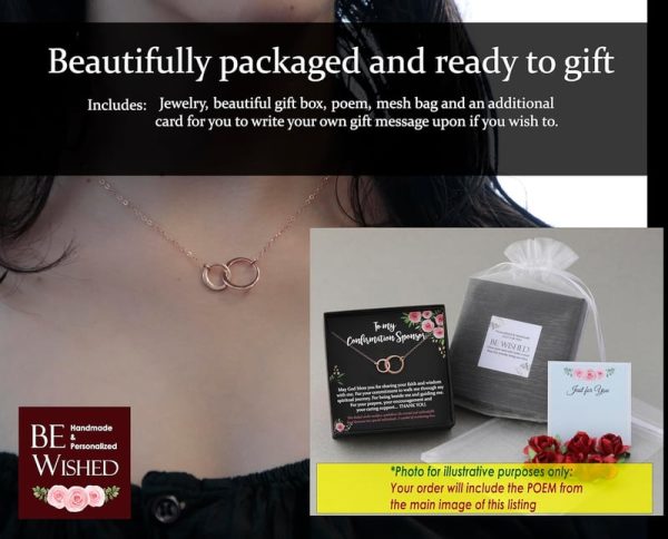 Best 14k Rose Gold Eternity Necklace For Confirmation Sponsor – Image 2