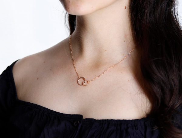 Best 14k Rose Gold Eternity Necklace For Confirmation Sponsor – Image 4