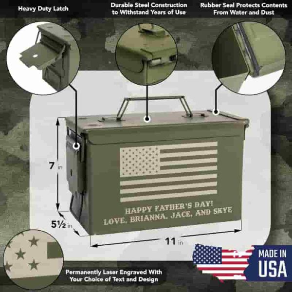 Best Personalized Engraved Ammo Can Gift For Him - Imagen 2