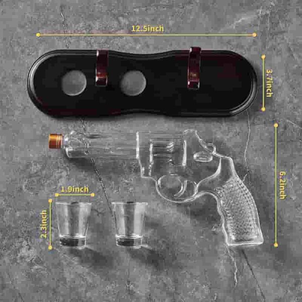 Best Gun Whiskey Decanter Set For Men's Gifts - 画像 (2)