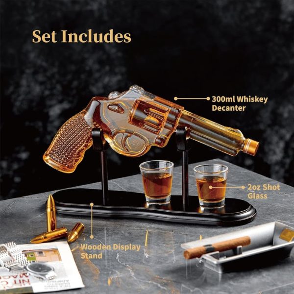 Best Gun Whiskey Decanter Set For Men's Gifts - 画像 (4)