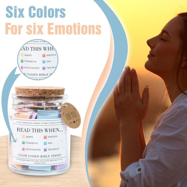 Best Bible Verse Jar - Christian Gifts For Women & Men - 画像 (4)