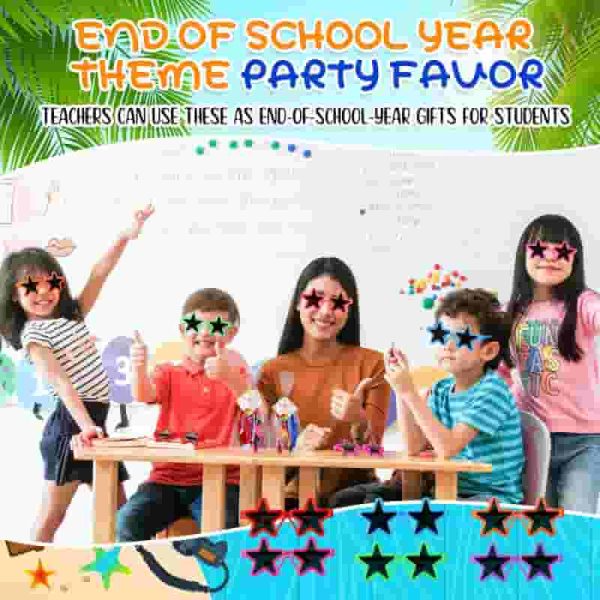 24 Set Neon Sunglasses And Beach Balls - End Of Year Student Gifts – Image 5