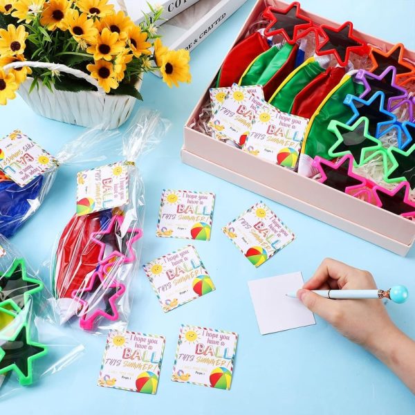 24 Set Neon Sunglasses And Beach Balls - End Of Year Student Gifts – Image 6