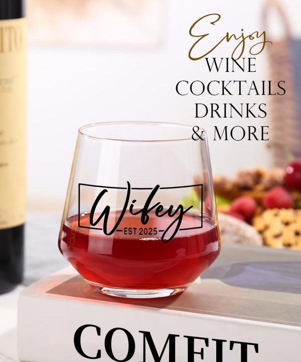 Best Wedding Glass Set For Couples Est 2025 - Imagen 4