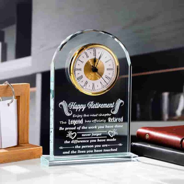 Best Crystal Clock Retirement Gifts For Women & Men – Image 2