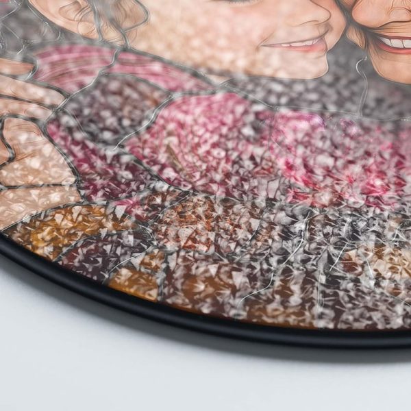 Best Personalized Photo Suncatcher For Grandma - Mother's Day Gift - immagine 3