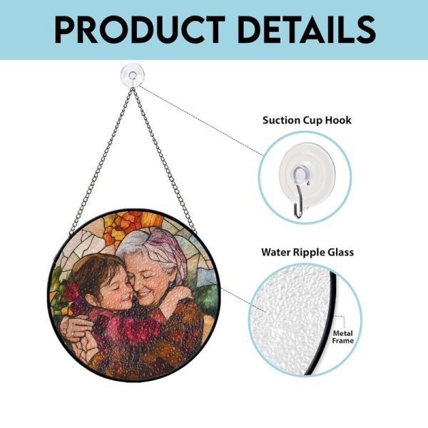 Best Personalized Photo Suncatcher For Grandma - Mother's Day Gift - immagine 5