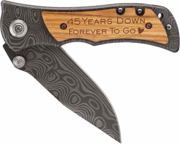 Best 45th Anniversary Gift Knife For Him - Sapphire Keepsake - Imagen 3