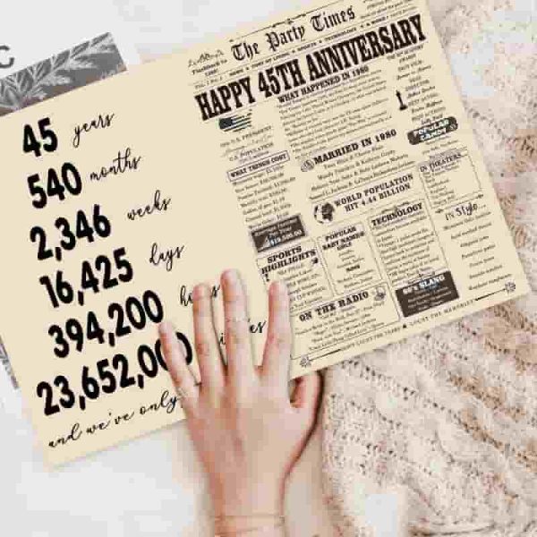 Funny 45th Anniversary Card - Perfect Sapphire Gift - 画像 (5)