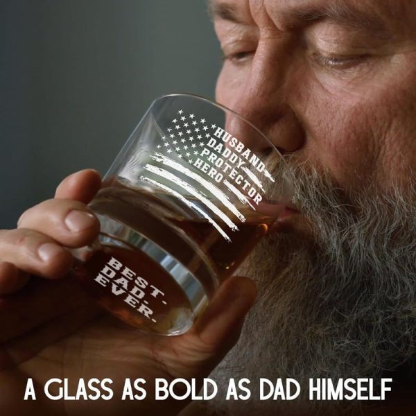Best Father's Day Whiskey Glass – Funny Gifts For Dad & Husband – Image 5