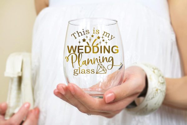 Best Bride To Be Wine Glass - Wedding Planning Gift 20oz - Imagem 3