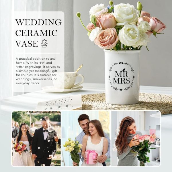 Best 2025 Mr & Mrs Wedding Gifts: Vases & More – Image 3