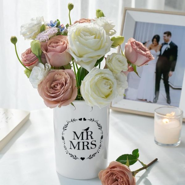 Best 2025 Mr & Mrs Wedding Gifts: Vases & More – Image 4