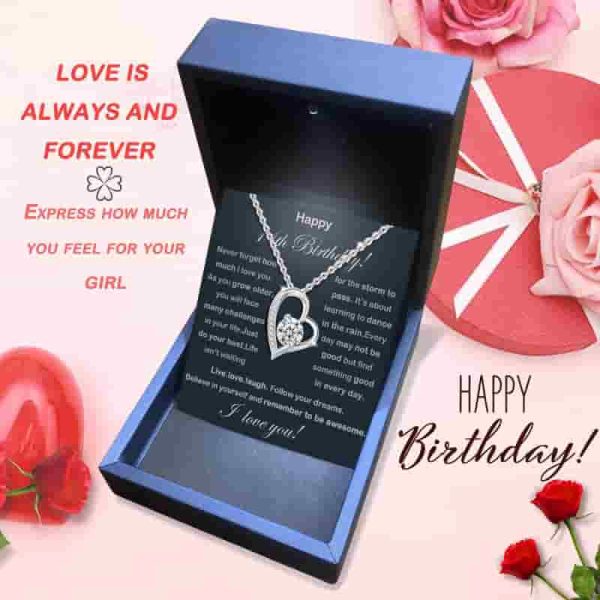 Best 925 Sterling Silver 14th Birthday Necklace Gift For Her – Image 2