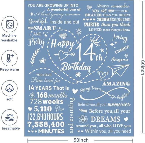 Best Birthday Blanket Gift For 14 Year Old Girls - 画像 (2)