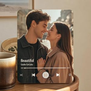 Best Personalized Music Photo Frame For Couples - Play Your Song