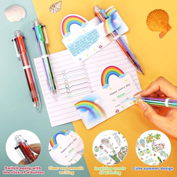 30-pack Multicolor Pen & Cards - End-year School Gift Set - Imagen 4