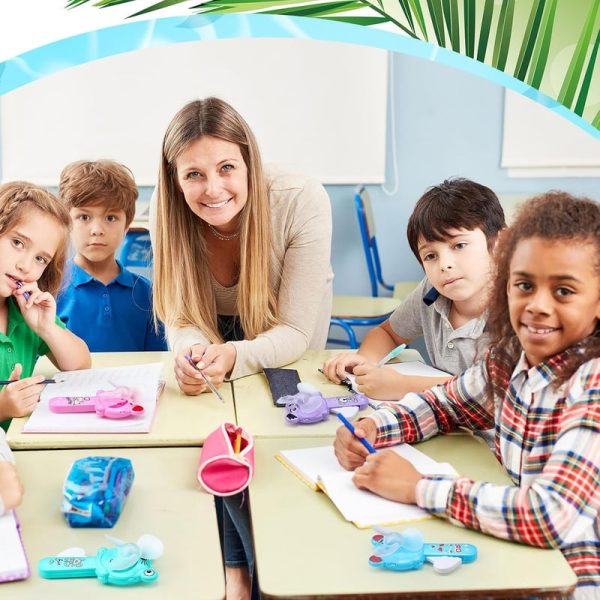 48 Pcs Summer Kids Handheld Fans - Perfect End Of Year Student Gifts - immagine 3