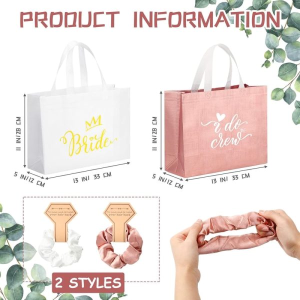24 Best Bridesmaid Gift Bags & Scrunchies Set For Wedding – Image 2