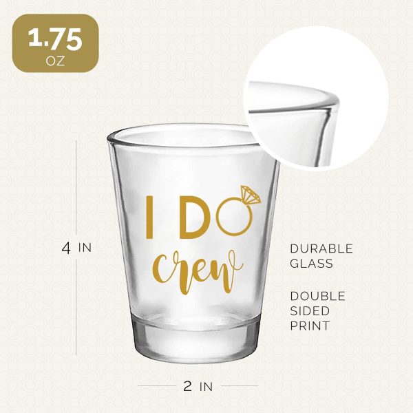 Best Bachelorette Shot Glass Set - Bride & Crew – Image 2