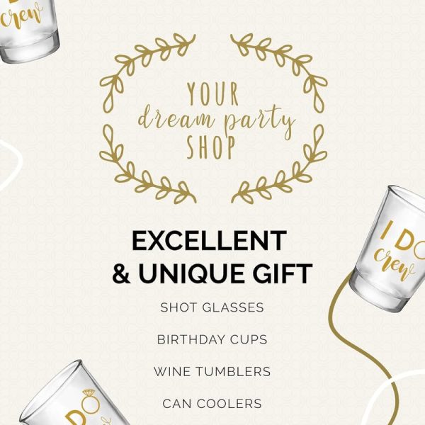 Best Bachelorette Shot Glass Set - Bride & Crew – Image 6