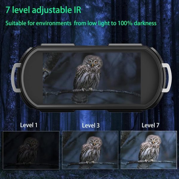Best Night Vision Goggles For Hunting & Camping - 8x Zoom, Rechargeable - 画像 (5)
