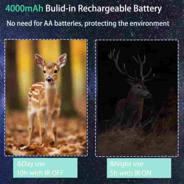 Best Night Vision Goggles For Hunting & Camping - 8x Zoom, Rechargeable - 画像 (6)