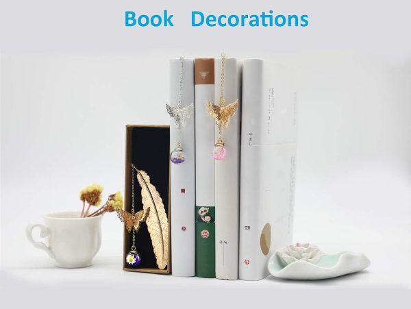 Top Vintage Feather Bookmark Gift For Women & Readers - 画像 (5)