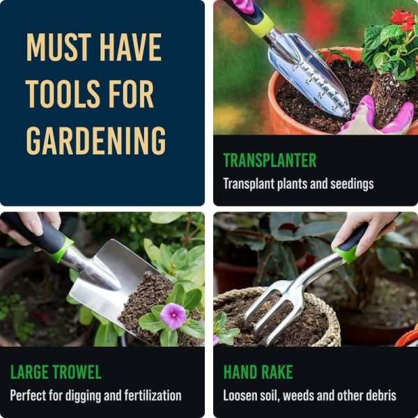 22-piece Heavy Duty Gardening Tool Set - Best Gardening Gift For Women & Men – Image 3