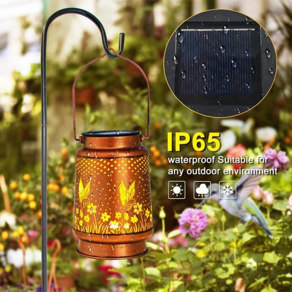 Best Hummingbird Solar Lantern - Waterproof Led Garden Decor Gift - Image 4