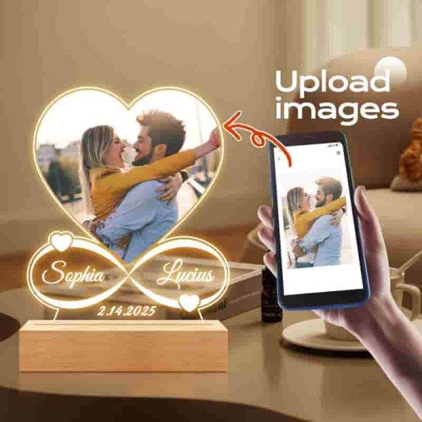 Personalized Led Picture Frame With Photo - Perfect Gift For Any Occasion – Image 3