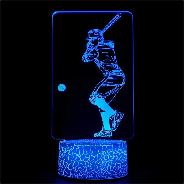 Top 3d Baseball Night Light - 7 Colors For Kids & Sports Fans