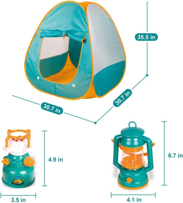 Kids Camping Adventure Pop Tent Toy Set - immagine 3