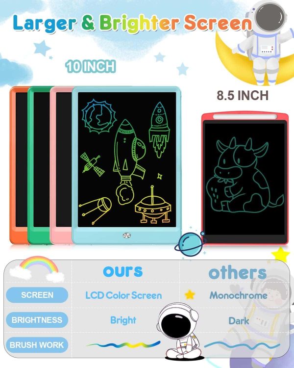 Flueston Kid's Colorful Lcd Doodle Tablet Gift - 画像 (3)