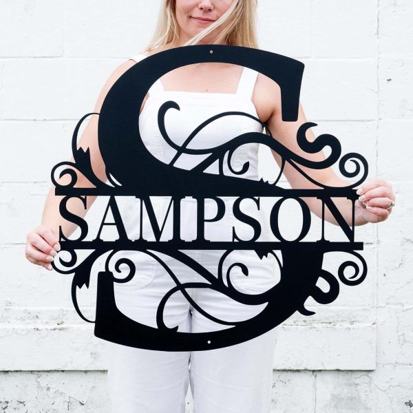 Personalized Metal Name Sign – Image 2