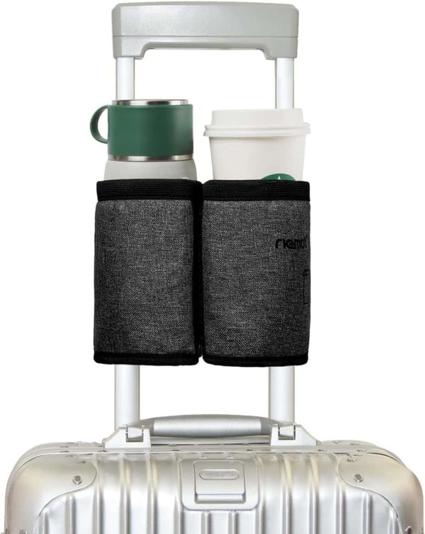 Riemot Travel Cup Holder Coffee Carrier Black