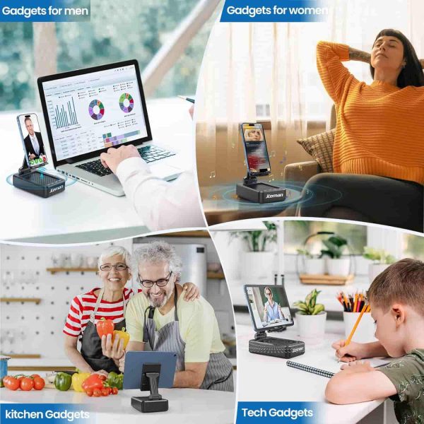 Bluetooth Speaker Phone Stand: Wireless, Anti-slip, Hd Sound - Imagen 3
