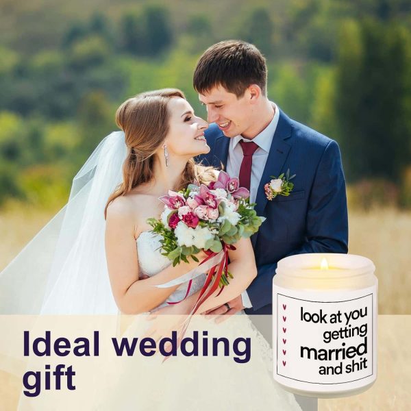 Baubledazz Bridal Candle: Lavender Soy Wax, Engagement Gift – Image 3