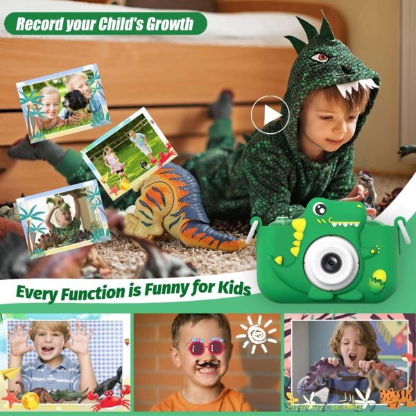 Hd Dinosaur Kids Camera: Cute Toddler Gift – Image 3