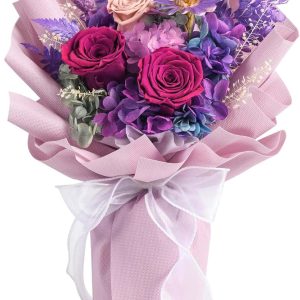 Lovenfold Preserved Purple Roses: Long-lasting Gifts