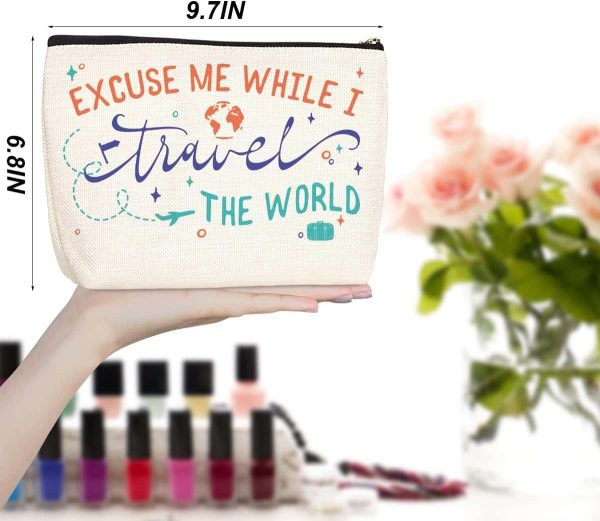 Funny Travel Makeup Bag Gift For Women Travelers – Image 3