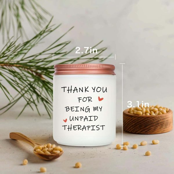 Best Friend Women Gift Funny Coworker Appreciation Candle – Image 3